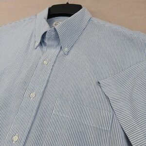 Vintage Sears Roebuck XL 17 Mens Shirt USA Oxford Cloth University 24x29 OCBD